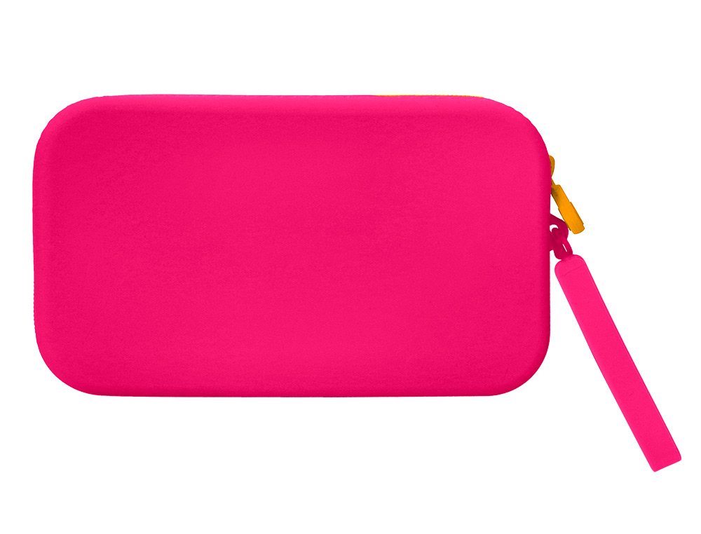 ESTUCHE PORTATODO ANTARTIK TROPICAL DIVE SILICONA SOFT RECTANGULAR 190X120X25 MM ROSA FUCSIA