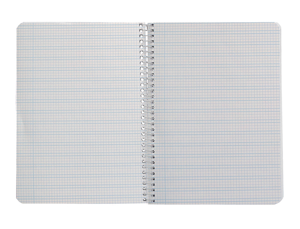 CUADERNO ESPIRAL LIDERPAPEL A5 PAUTAGUIA TAPA BLANDA 40H 75 GR CUADRO PAUTADO 2,5MM COLOR LILA