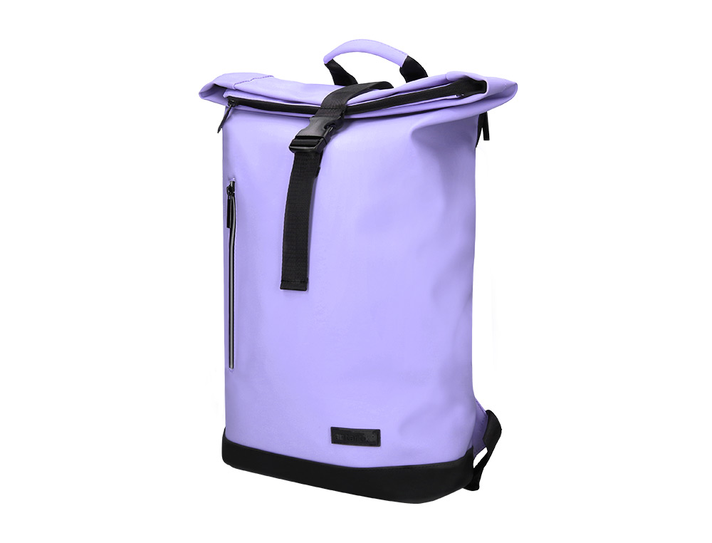 MOCHILA ANTARTIK ROLL PACK WATERPROOF ENROLLABLE GRAN CAPACIDAD COLOR LAVANDA 480X130X280MM