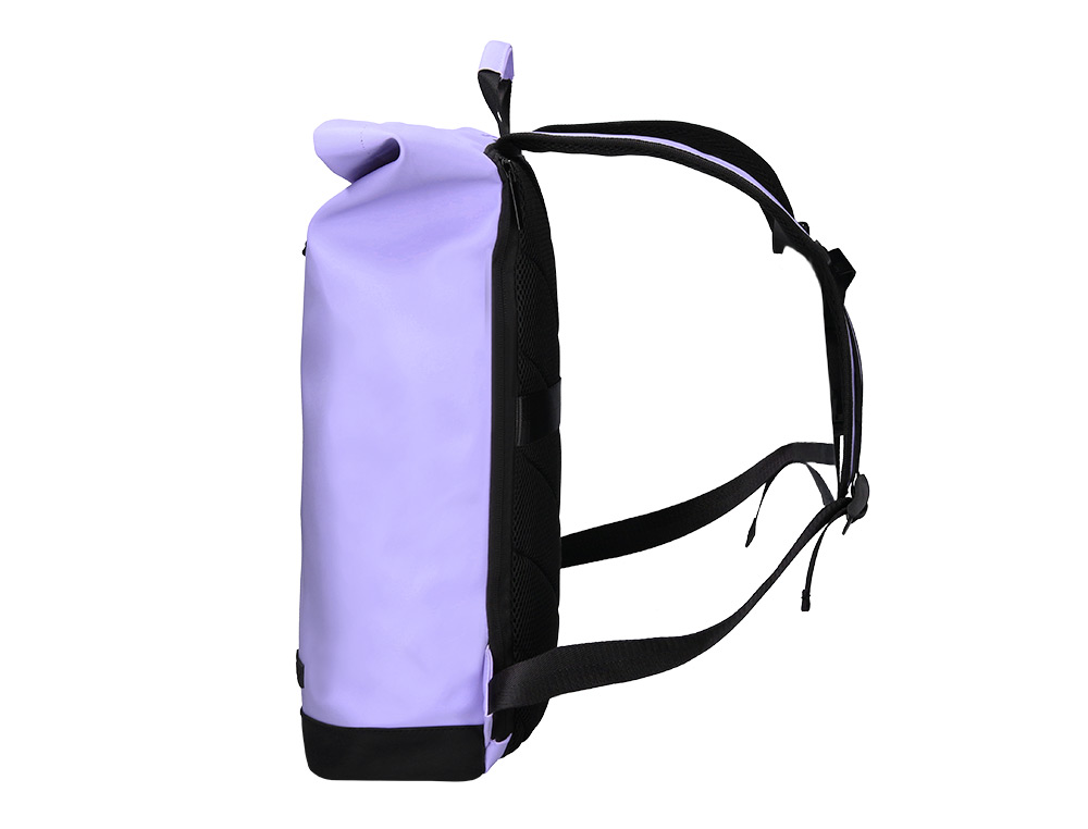 MOCHILA ANTARTIK ROLL PACK WATERPROOF ENROLLABLE GRAN CAPACIDAD COLOR LAVANDA 480X130X280MM