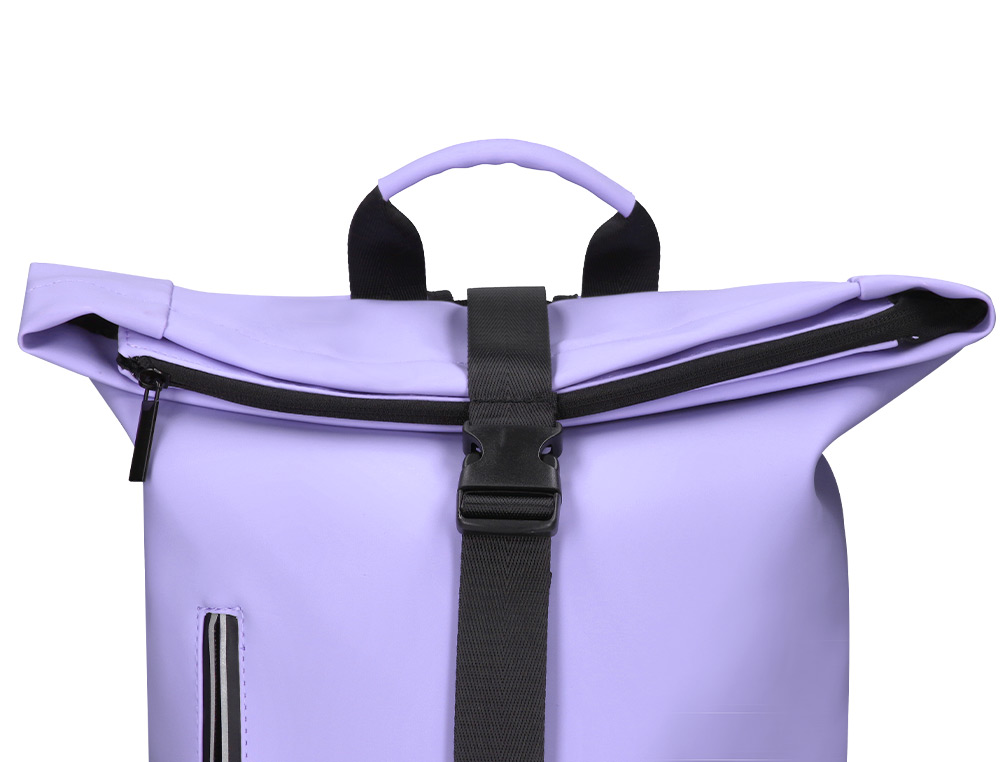 MOCHILA ANTARTIK ROLL PACK WATERPROOF ENROLLABLE GRAN CAPACIDAD COLOR LAVANDA 480X130X280MM