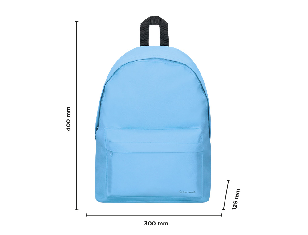 MOCHILA LIDERPAPEL START 1 COMPARTIMENTO AZUL 10 L 400X125X300 MM