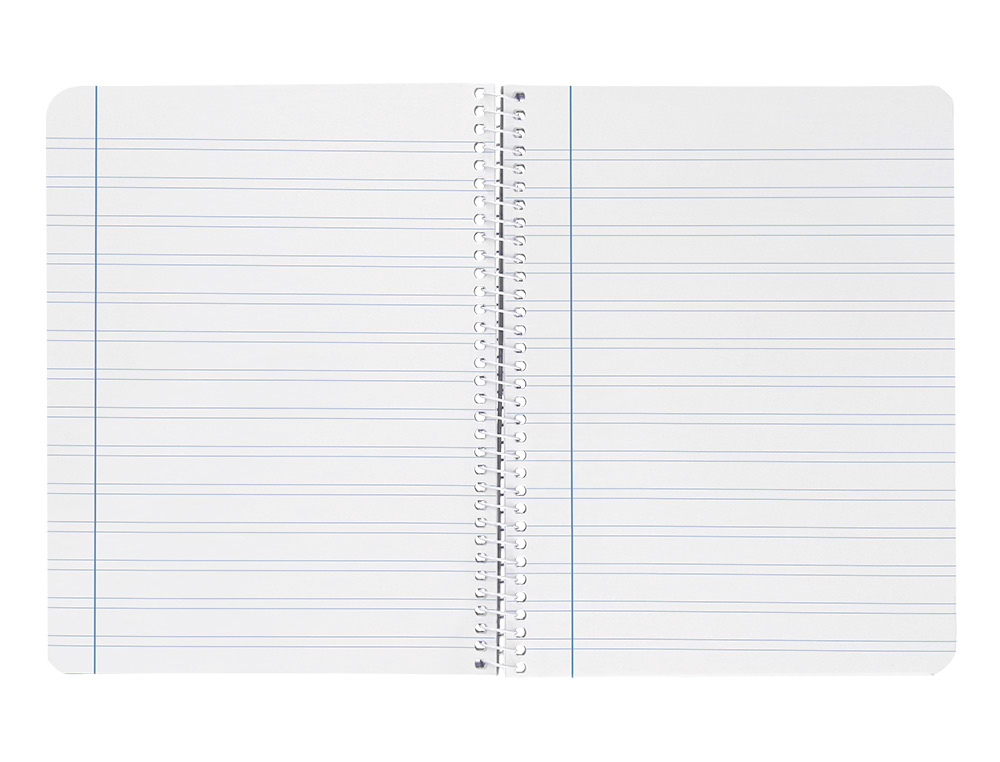 CUADERNO ESPIRAL LIDERPAPEL A4 WITTY TAPA DURA 80H 90GR PAUTA 3,5MM CON MARGEN COLOR NARANJA