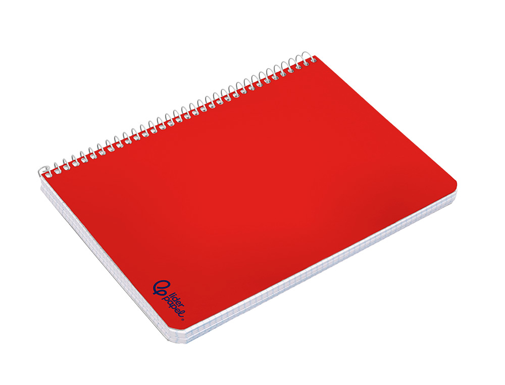 CUADERNO ESPIRAL LIDERPAPEL A5 SMART TAPA BLANDA 80H 75GR PAUTA 2,5MM CON MARGEN COLORES SURTIDOS