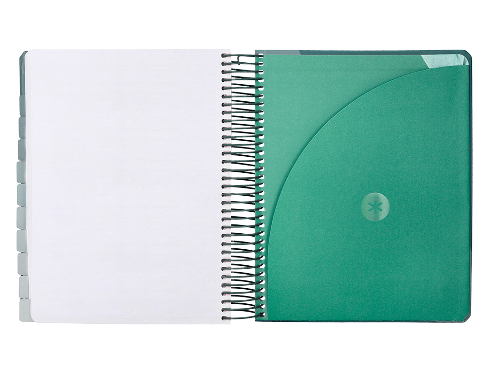 AGENDA ESCOLAR ANTARTIK 25-26 ESPIRAL FUN DAY AZUL OSCURO DIA PAGINA A5 BILINGÜE PAPEL FSC 80 GR
