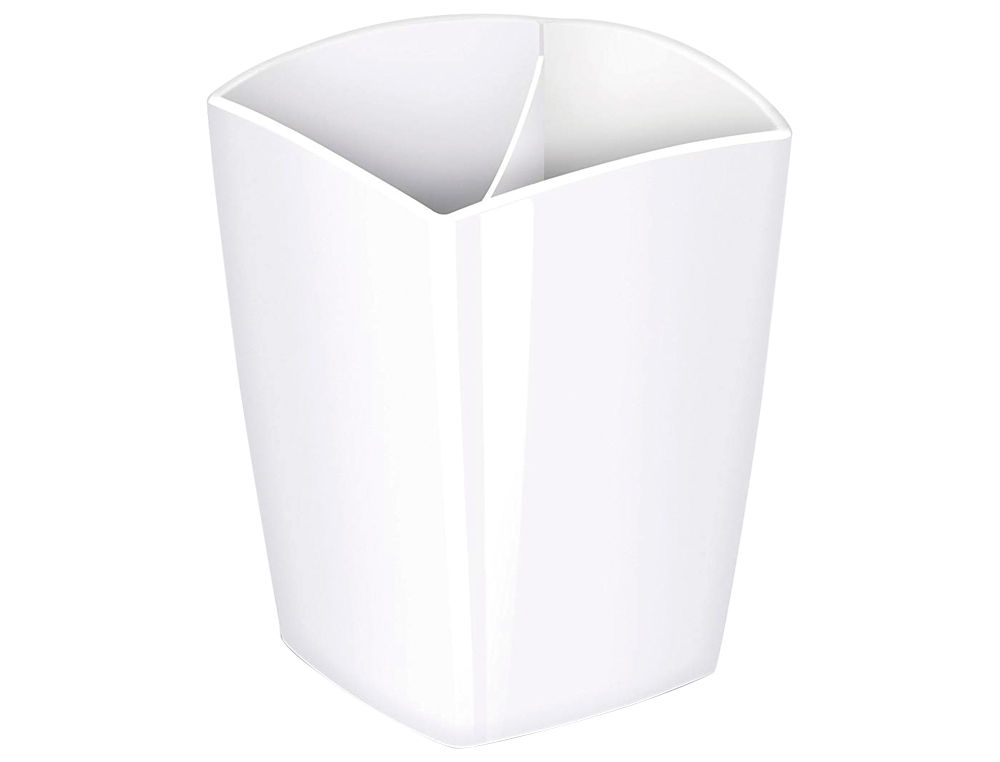 CUBILETE PORTALAPICES CEP BLANCO OPACO PLASTICO MAGNETICO 78X74X95 MM