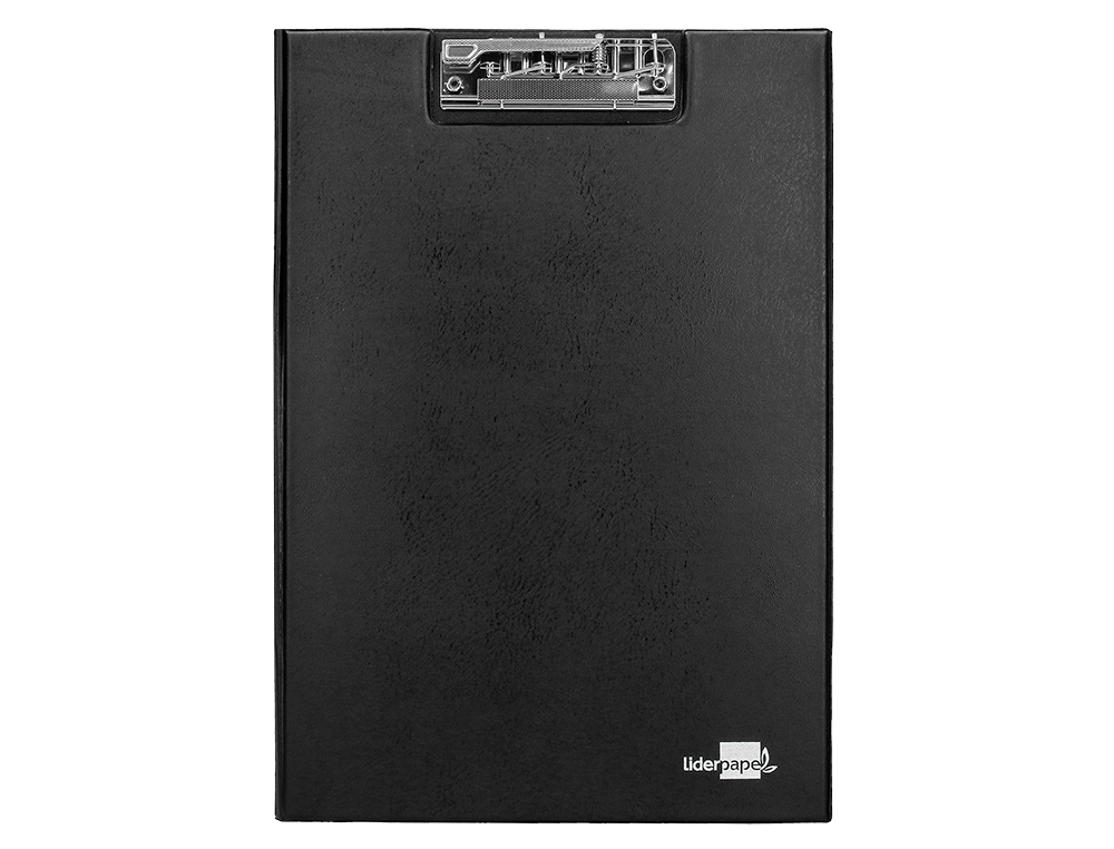 CARPETA LIDERPAPEL MINICLIP SUPERIOR FOLIO PLASTICO NEGRO