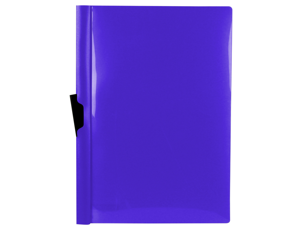 CARPETA LIDERPAPEL DOSSIER PINZA LATERAL 45322 POLIPROPILENO DIN A4 AZUL 60 HOJAS PINZA DESLIZANTE