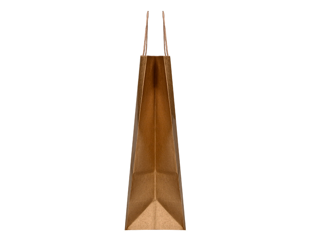BOLSA KRAFT Q-CONNECT NATURAL ASA RETORCIDA 270X120X360 MM
