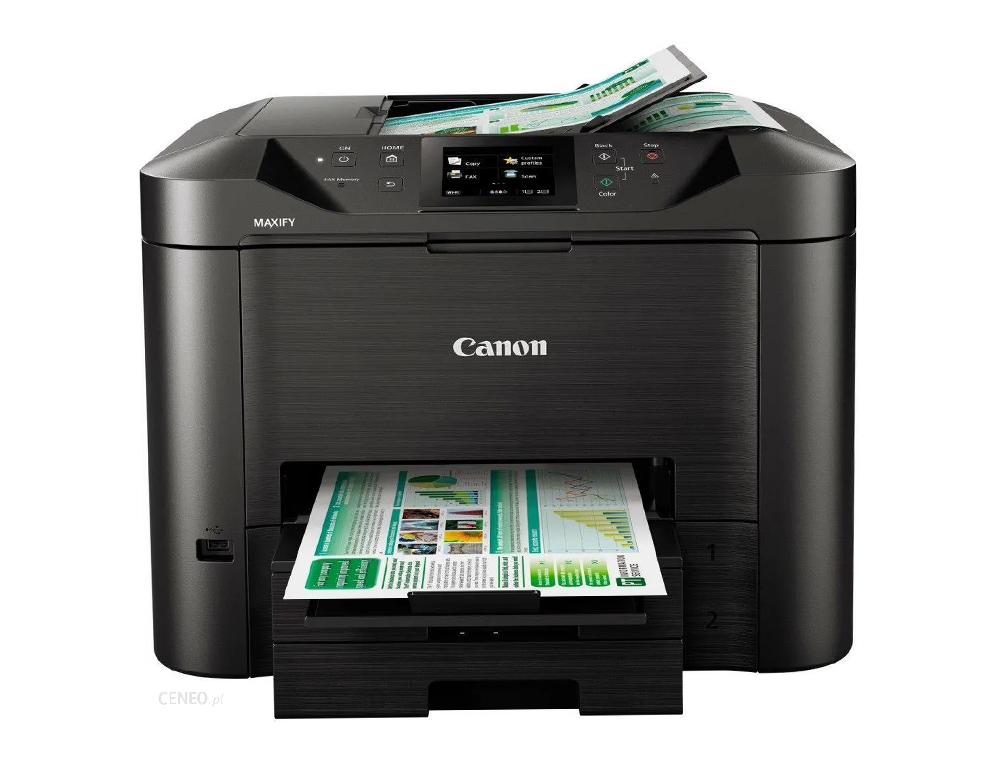 EQUIPO MULTIFUNCION CANON MAXIFY MB5450 TINTA COLOR 24 PPM NEGRO/15 PPM COLOR A4 WIFI IMPRESORA ESCANER