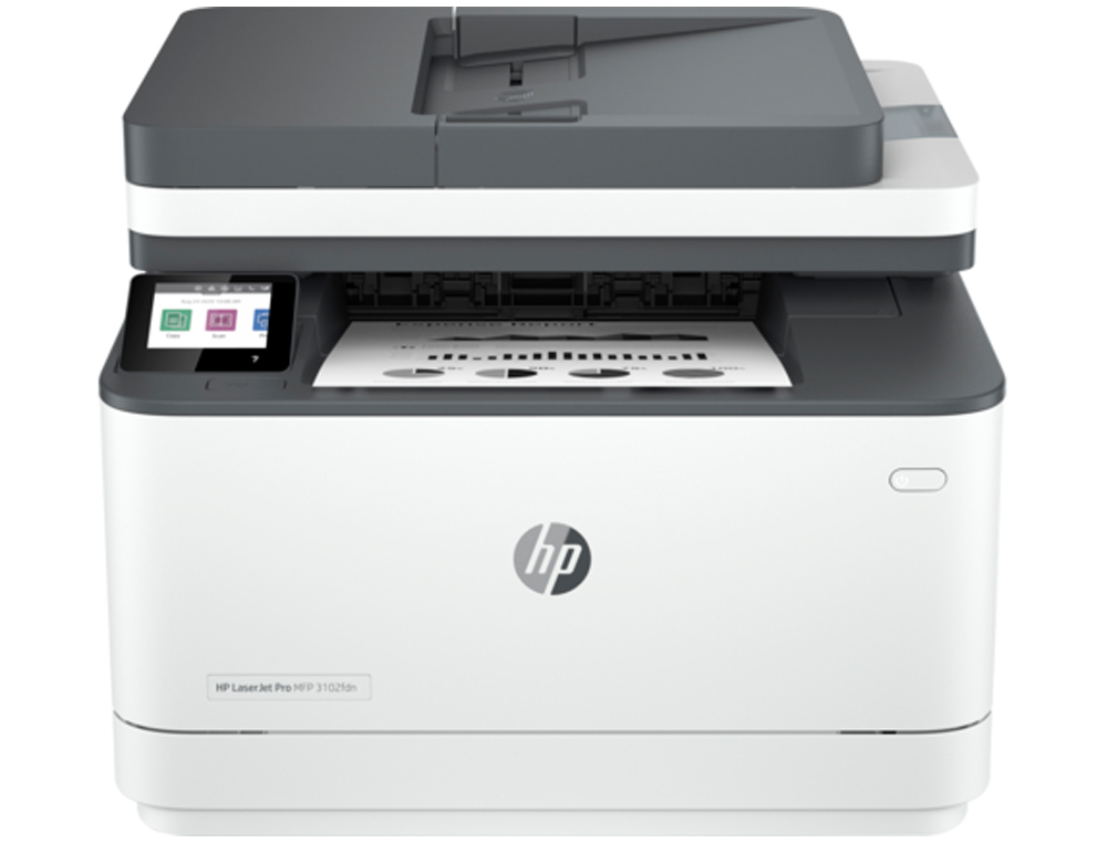 EQUIPO MULTIFUNCION HP LASERJET PRO 3102FDN A4 LASER MONOCROMO WIFI 33PPM ESCANER COPIA IMPRESORA FAX BANDEJA