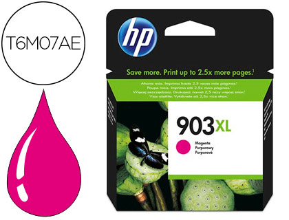 INK-JET HP 903XL OFFICEJET 6960 / 6970 MAGENTA 825 PAGINAS