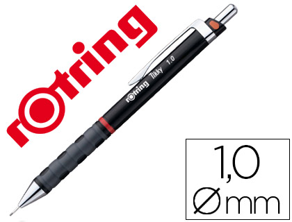 PORTAMINAS ROTRING TIKKY 1 MM NEGRO