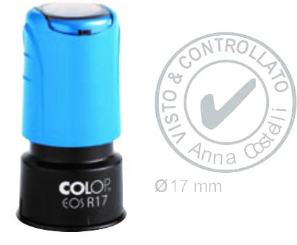 SELLO PERSONALIZABLE REDONDO EOS COLOP R17
